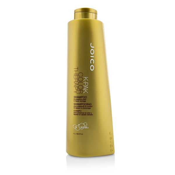 Joico K-Pak Color Therapy Shampoo - To Preserve Color & Repair Damage (New Packaging)  1000ml/33.8oz