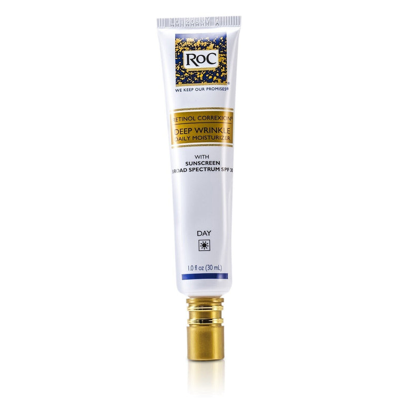 ROC Retinol Correxion Deep Wrinkle Daily Moisturizer With Sunscreen Broad Spectrum SPF 30  30ml/1oz