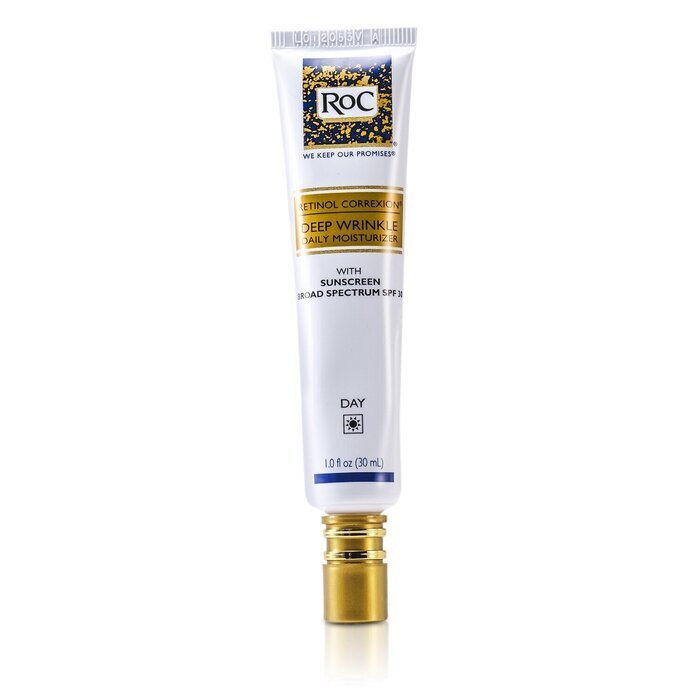 ROC Retinol Correxion Deep Wrinkle Daily Moisturizer With Sunscreen Broad Spectrum SPF 30 30ml/1oz