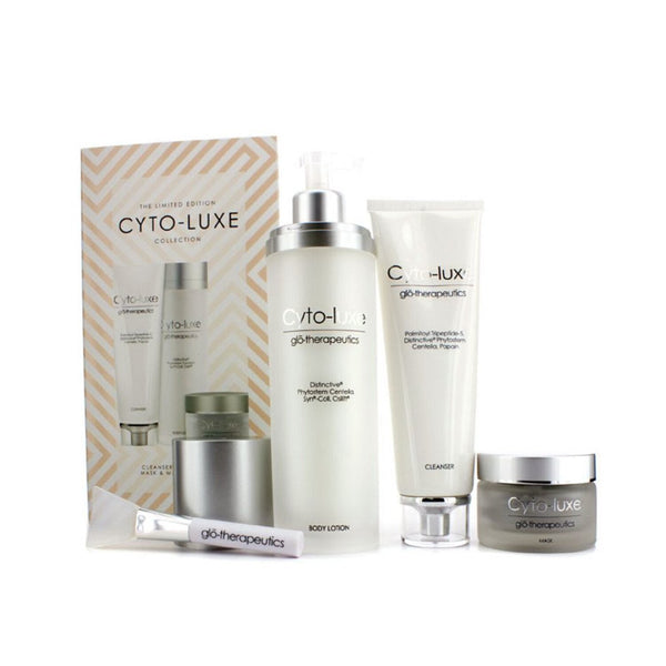 Glotherapeutics Cyto-Luxe Collection (Limited Edition): Body Lotion + Cleanser + Mask + Mask Applicator 