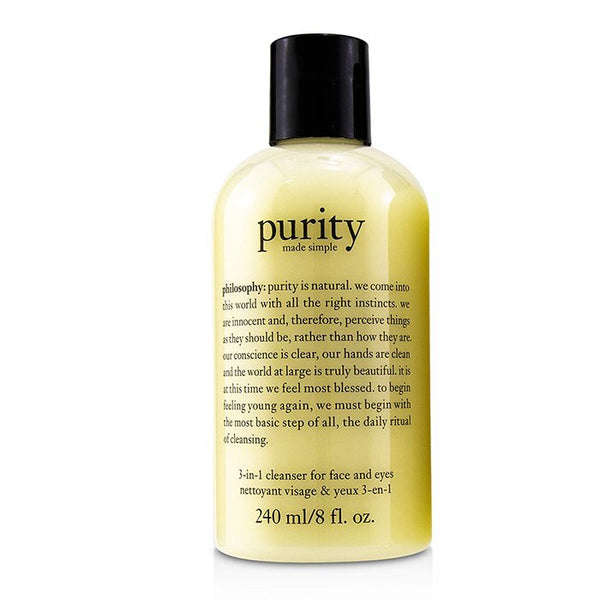 Philosophy Purity Made Simple - 3-in-1 cleanser for face and eyes 240ml/8oz