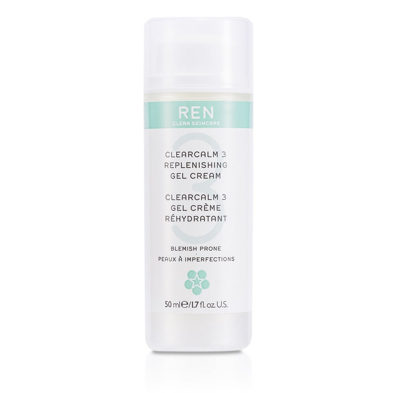 Ren Clearcalm 3 Replenishing Gel Cream (For Blemish Prone Skin) 