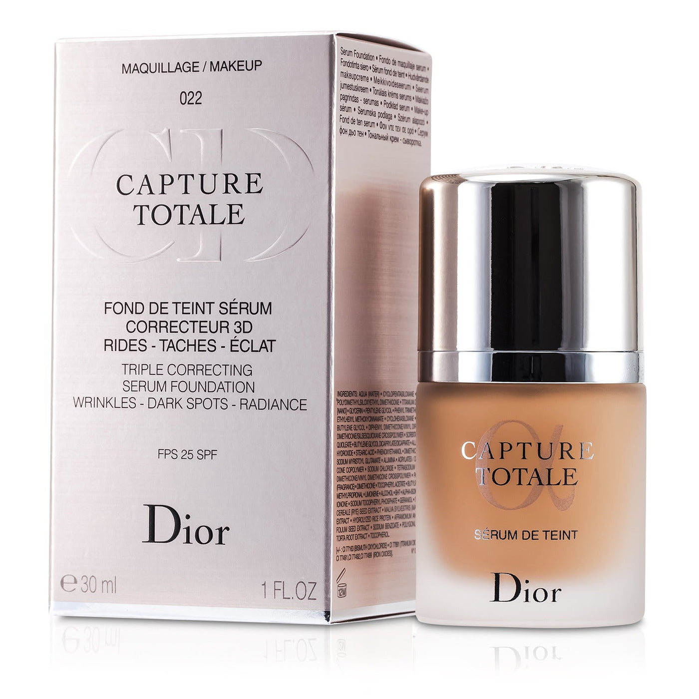 Christian Dior Capture Totale Triple Correcting Serum Foundation SPF25 Fresh Beauty Co. USA