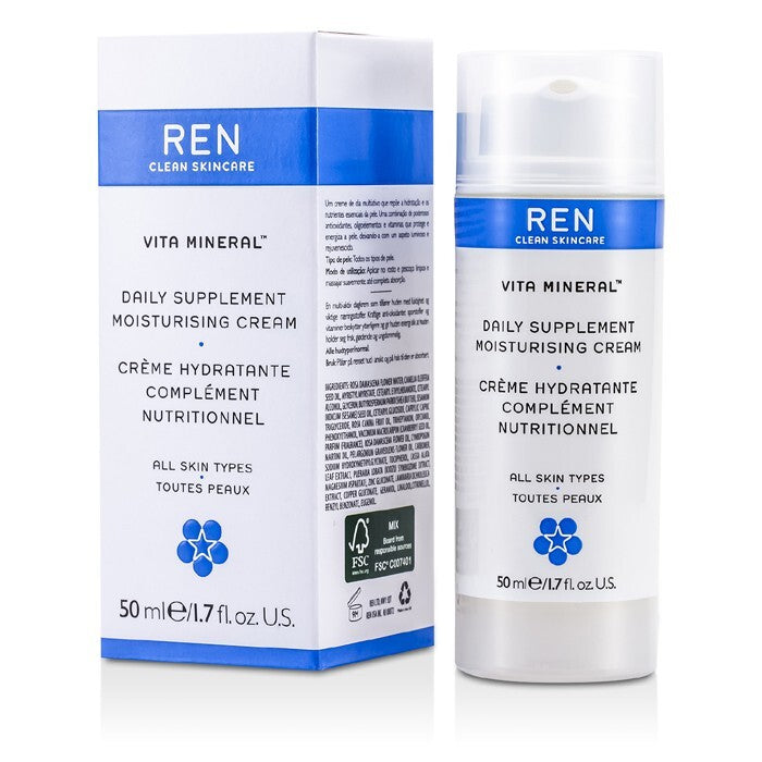 Ren Vita Mineral Daily Supplement Moisturising Cream (For All Skin Types) 50ml/1.7oz