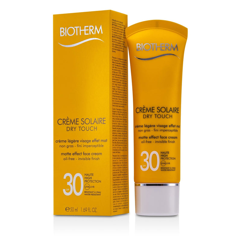 Biotherm Creme Solaire SPF 30 Dry Touch UVA/UVB Matte Effect Face Cream 
