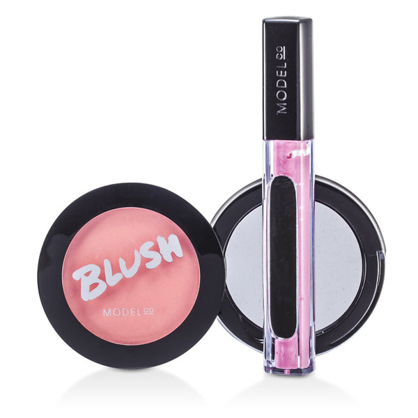 ModelCo Essential Beauty (1x Blush Cheek Powder, 1x Shine Ultra Lip Gloss) - Cosmopolitan 