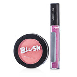 ModelCo Essential Beauty (1x Blush Cheek Powder, 1x Shine Ultra Lip Gloss) - Cosmopolitan 