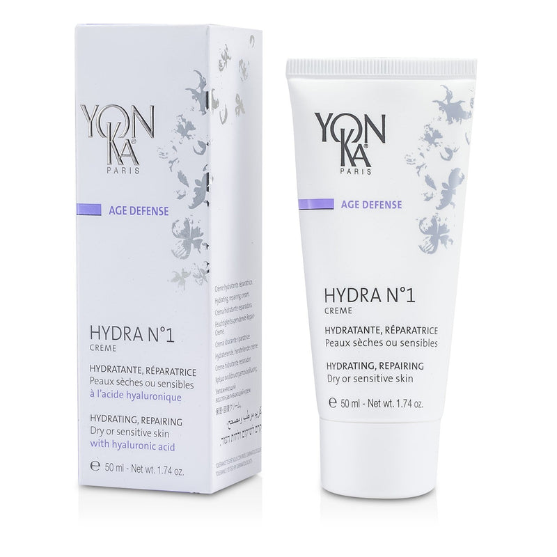 Yonka Age Defense Hydra No.1 Creme With Hyaluronic Acid - Hydrating, Repairing (Dry Or Sensitive Skin) 