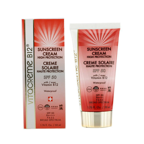 Vitacreme B12 Sunscreen Cream High Protection SPF 50 (Waterproof) 