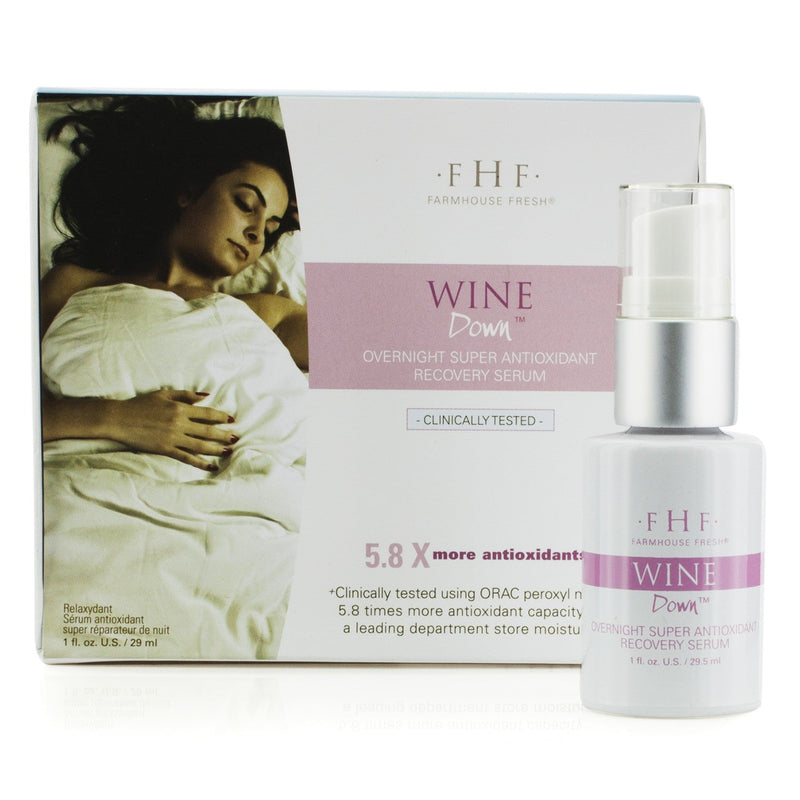 Farmhouse Fresh Wine Down Overnight Super Antioxidant Recovery Serum 