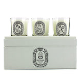 Diptyque Mini Candle Coffret: (Baies, Figuier, Roses)  3x 70g/2.4oz