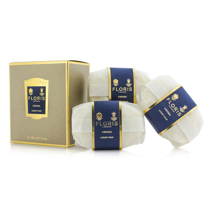 Floris Cefiro Luxury Soap  3x100g/3.5oz