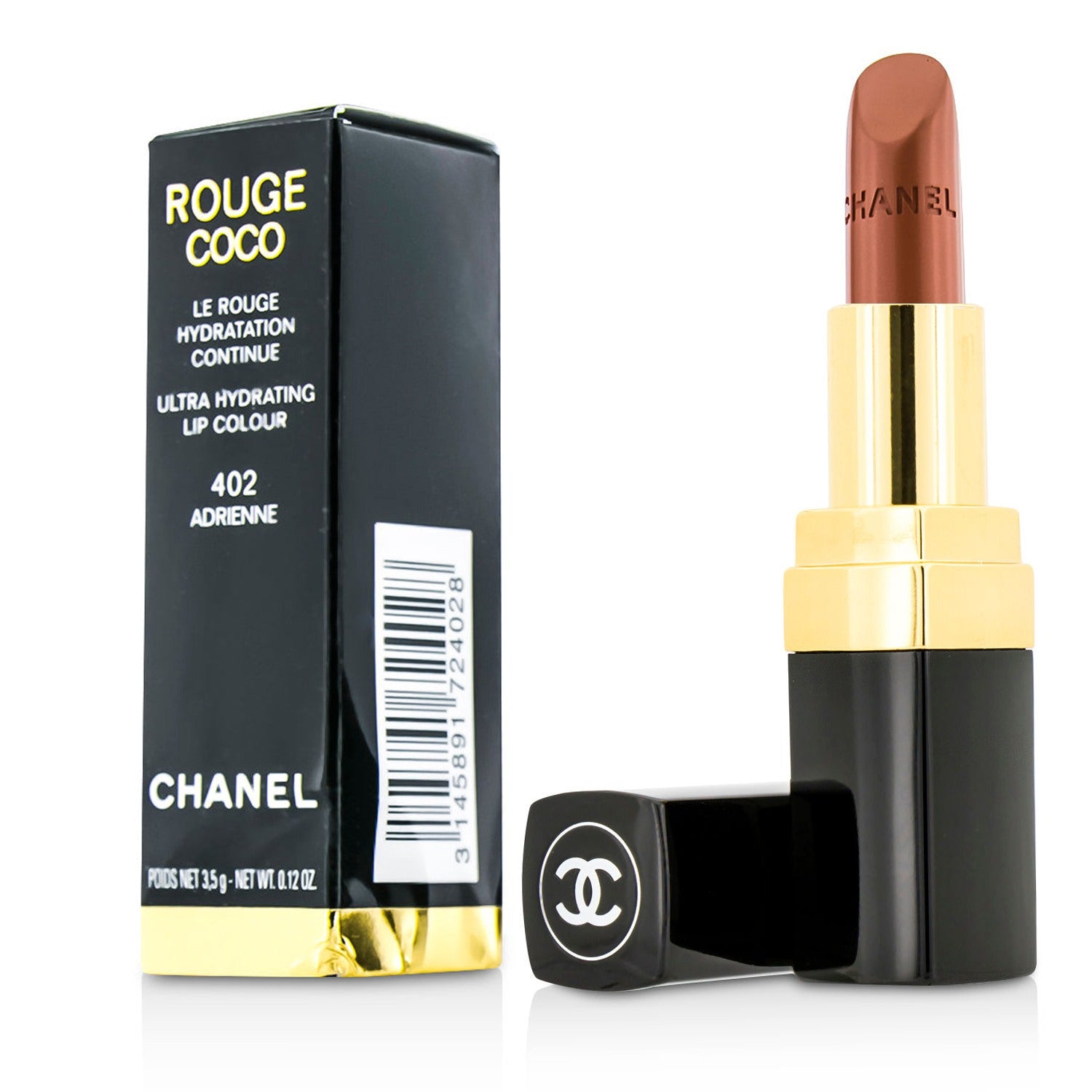 Chanel Rouge Coco Ultra Hydrating Lip Colour - # 402 Adriennne 3.5