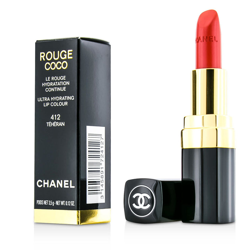 Chanel Rouge Coco Ultra Hydrating Lip Colour Pomadka 3,5g 412 Teheran -  Opinie i ceny na