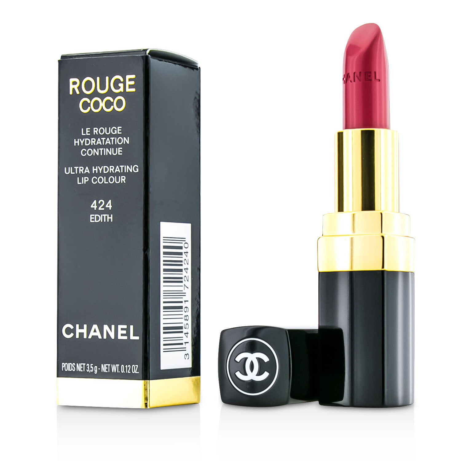 Chanel Rouge Coco Ultra Hydrating Lip Colour - # 424 Edith 3.5g/0.12oz –  Fresh Beauty Co. USA
