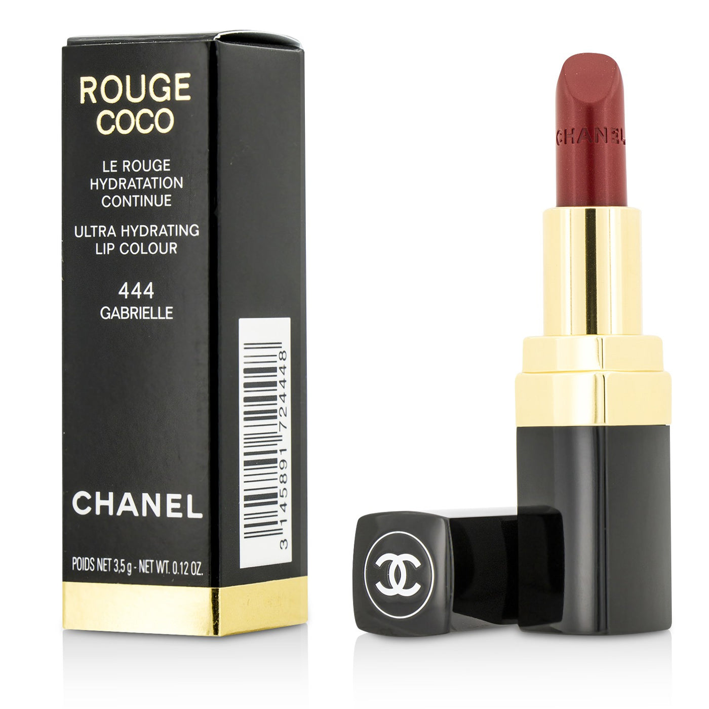 口紅 CHANEL ROUGE COCO 444 GABRIELLE Chanel Rouge Coco Ultra Hydrating Lip Colour - # 444 Gabrielle 3.5