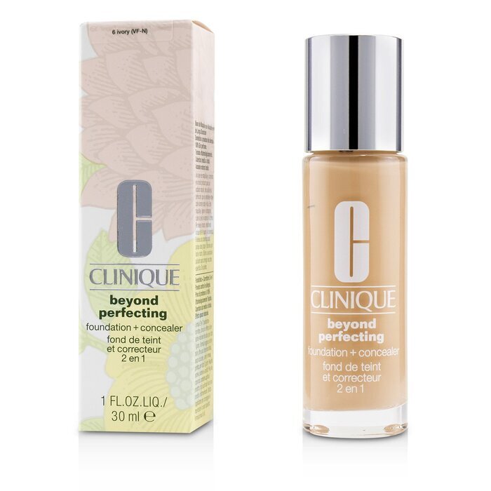 Clinique Beyond Perfecting Foundation & Concealer - # 06 Ivory (VF-N) 30ml/1oz