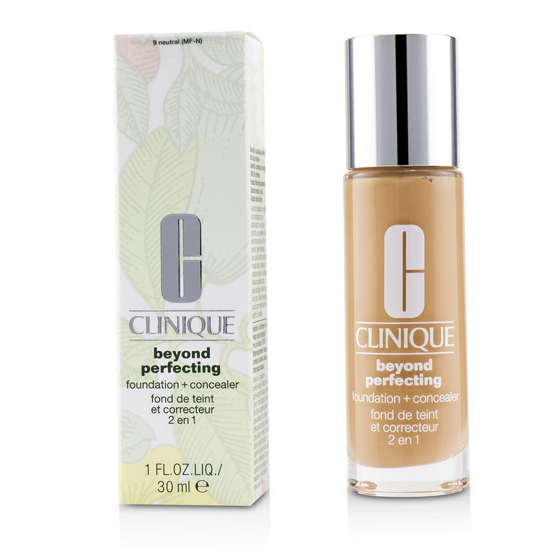 Clinique Beyond Perfecting Foundation & Concealer - # 09 Neutral (MF-N)  30ml/1oz