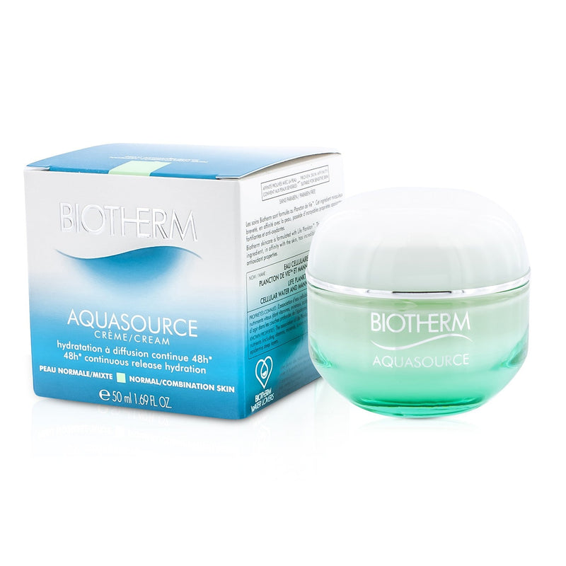 Biotherm Aquasource 48H Continuous Release Hydration Cream - For Normal/ Combination Skin 