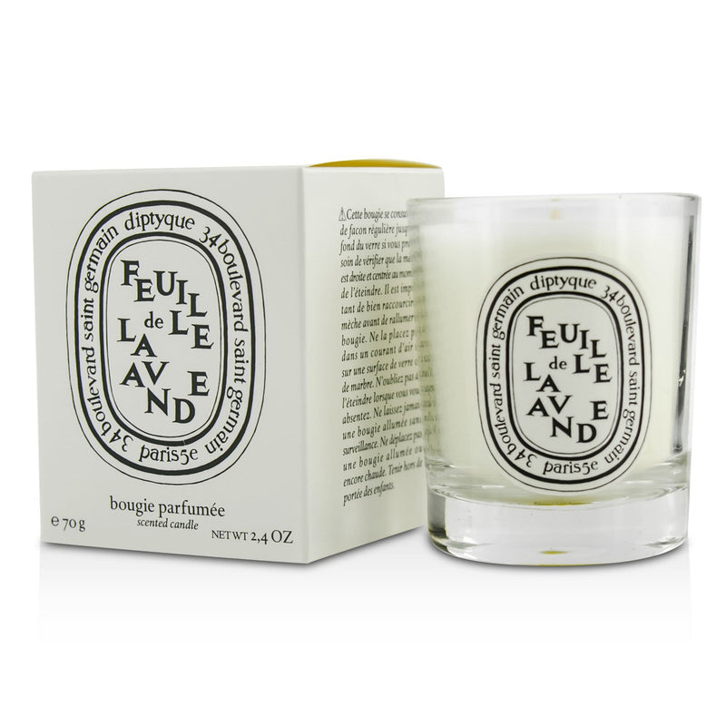 Diptyque Scented Candle - Feuille De Lavande (Lavender Leaf) 