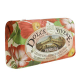Nesti Dante Dolce Vivere Fine Natural Soap - Venezia - Red Geranium, Rice Cloud & Cotton Flower 