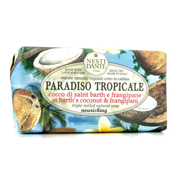 Nesti Dante Paradiso Tropicale Triple Milled Natural Soap - St. Barth's Coconut & Frangipani  250g/8.8oz