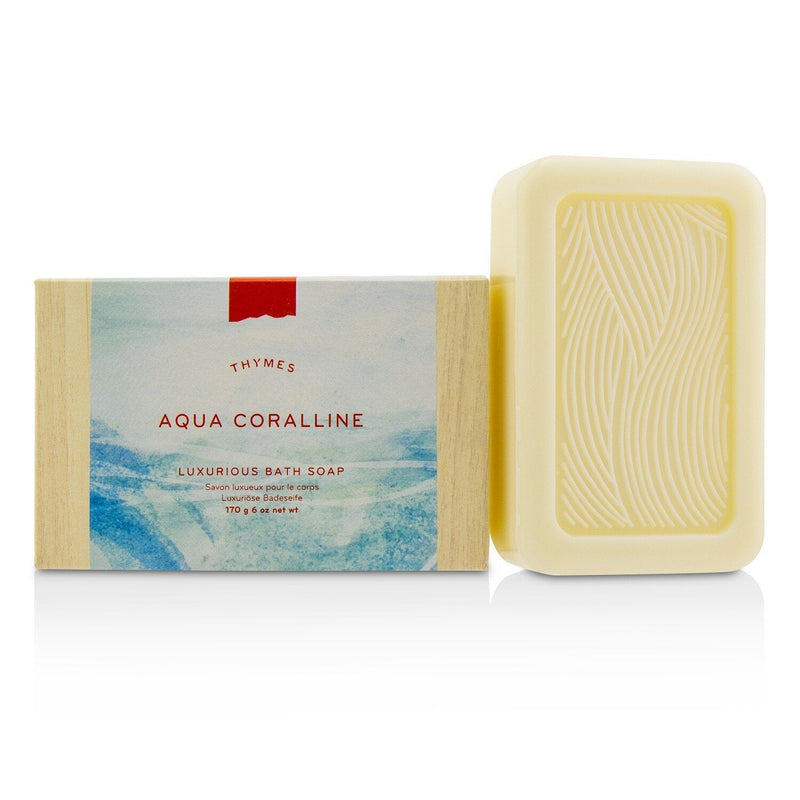 Thymes Aqua Coralline Luxurious Bath Soap  170g/6oz