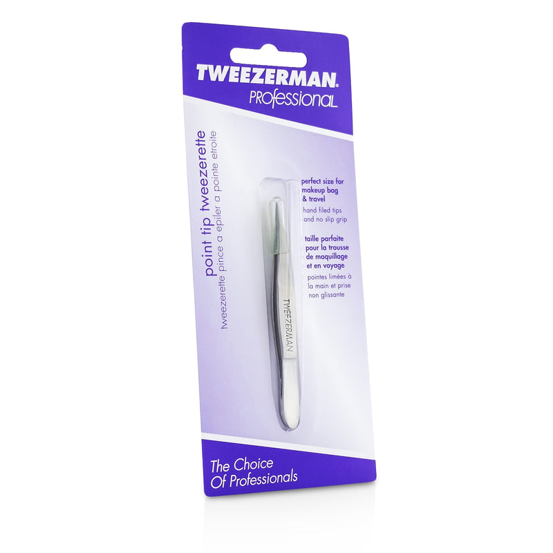 Tweezerman Professional Point Tip Tweezer - Classic Stainless Steel