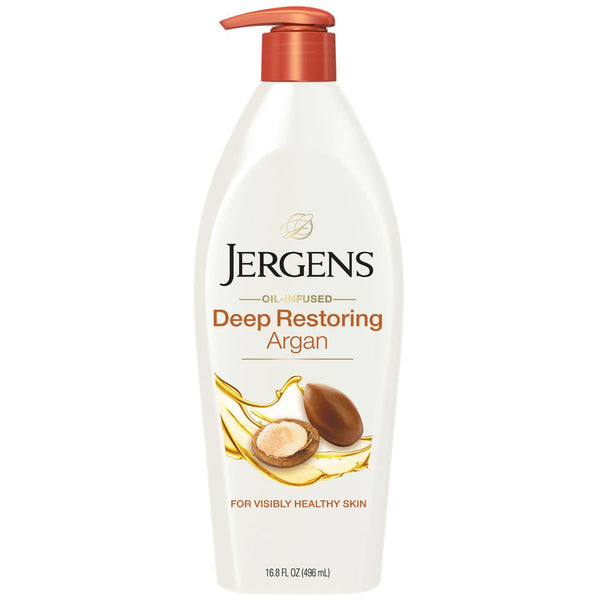 Jergens Oil Infused Argan Lotion 496ml