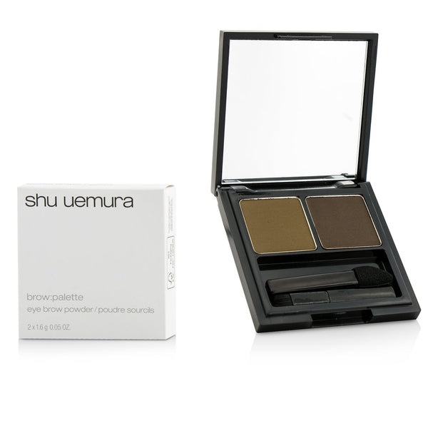 Shu Uemura Brow:Palette Eye Brow Powder - #Walnut Brown/Acorn  2x1.6g/0.05oz