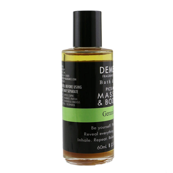 Demeter Geranium Massage & Body Oil  60ml/2oz
