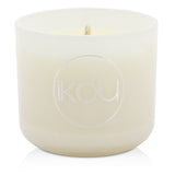iKOU Eco-Luxury Aromacology Natural Wax Candle Glass - Nurture (Italian Orange Cardamom & Vanilla) 