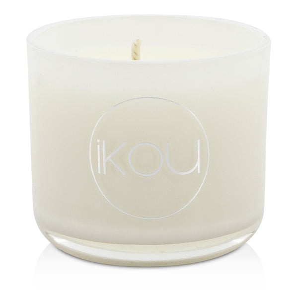 iKOU Eco-Luxury Aromacology Natural Wax Candle Glass - Peace (Rose & Ylang Ylang) 