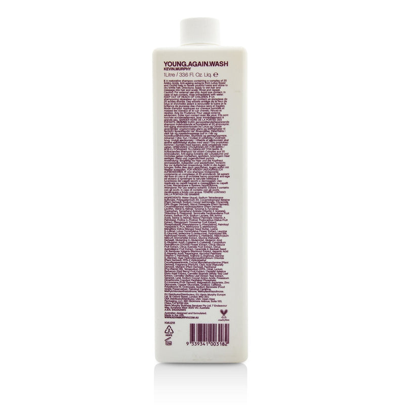 Kevin.Murphy Young.Again.Wash (Immortelle and Baobab Infused Restorative Softening Shampoo - To Dry Brittle Hair) 