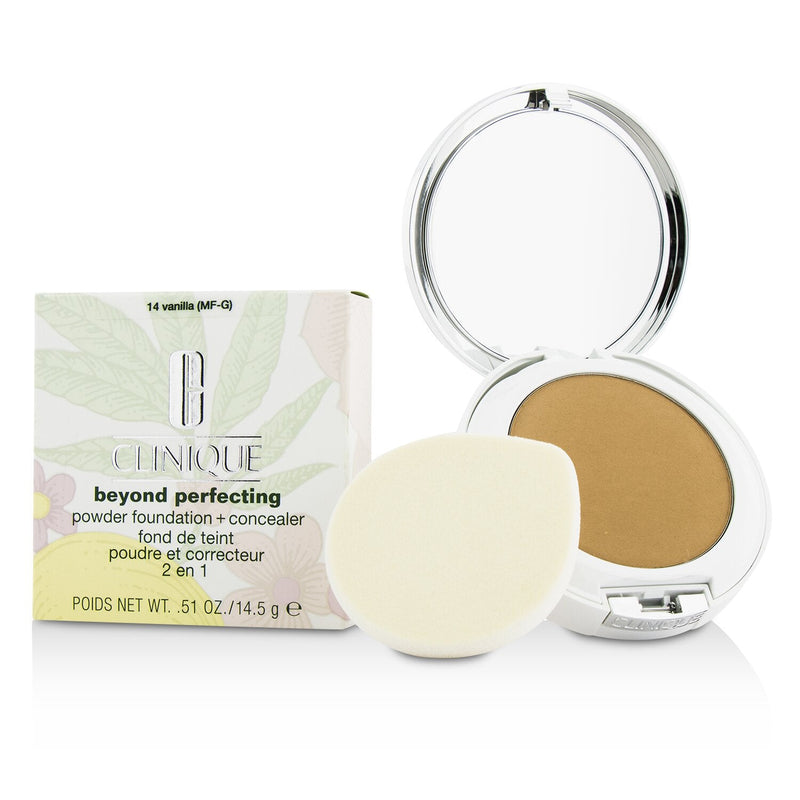 Clinique Beyond Perfecting Powder Foundation + Corrector - # 14 Vanilla (MF-G)  14.5g/0.51oz