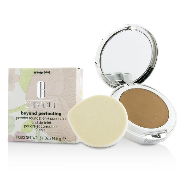 Clinique Beyond Perfecting Powder Foundation + Corrector - # 15 Beige (M-N) 