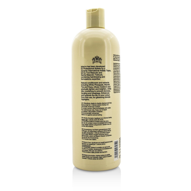 Label.M Brightening Blonde Conditioner (Infuses Moisture and Nurtures, Brightens Colour For Glistening Blonde Tones) 