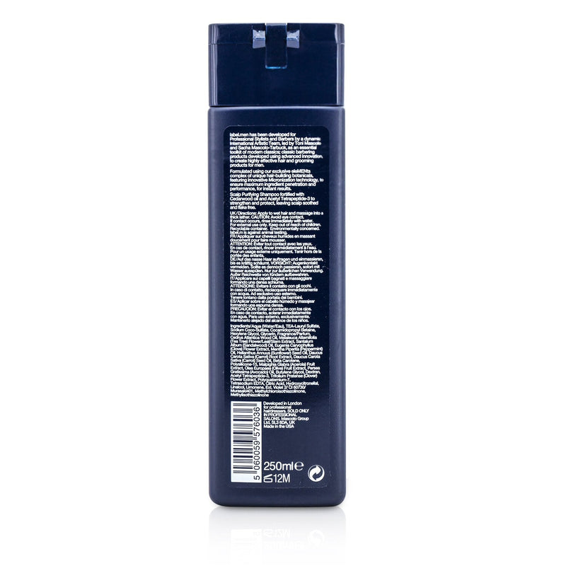 Label.M Men's Scalp Purifying Shampoo (Strengthens and Builds Thickness, Leaving Scalp Toned and Refreshed, Clean Healthy Results) 