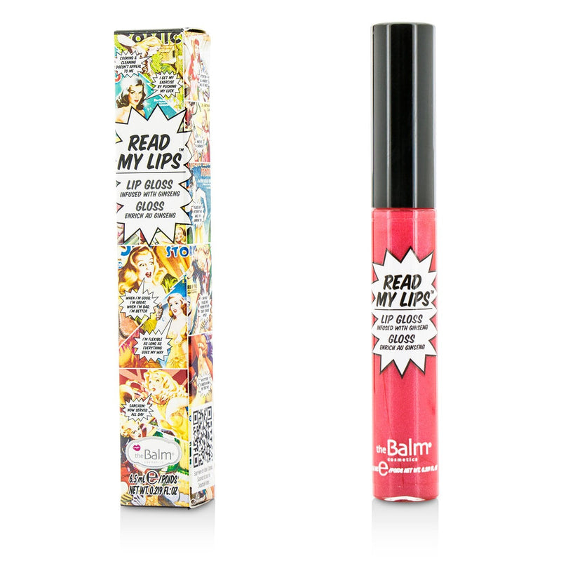 TheBalm Read My Lips (Lip Gloss Infused With Ginseng) - #Pow! 