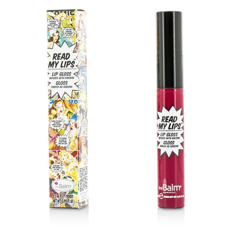 TheBalm Read My Lips (Lip Gloss Infused With Ginseng) - #Hubba Hubba! 