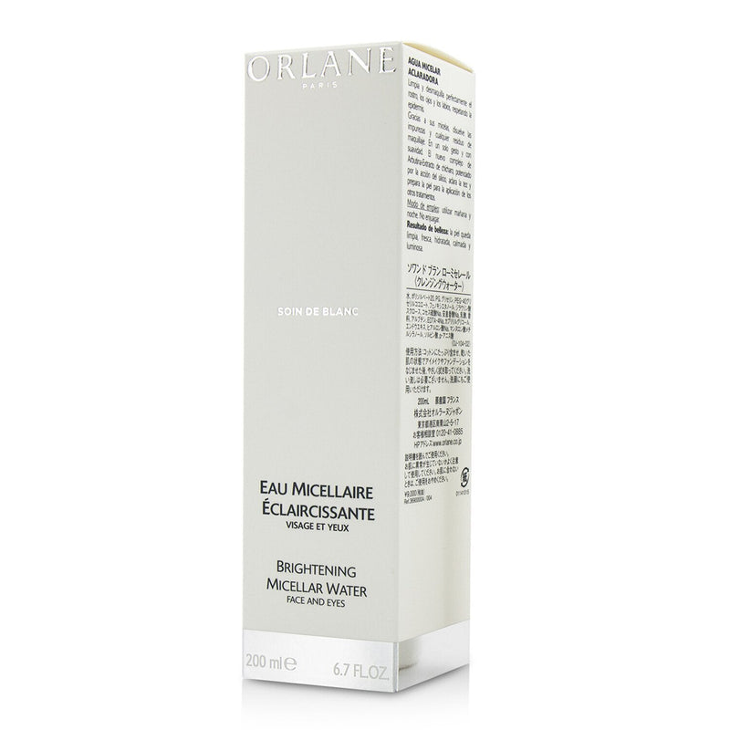 Orlane Soin De Blanc Brightening Micellar Water - Face & Eyes 