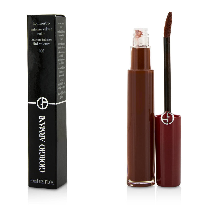 Giorgio Armani Lip Maestro Intense Velvet Color (Liquid Lipstick) - # 405 (Sultan) 