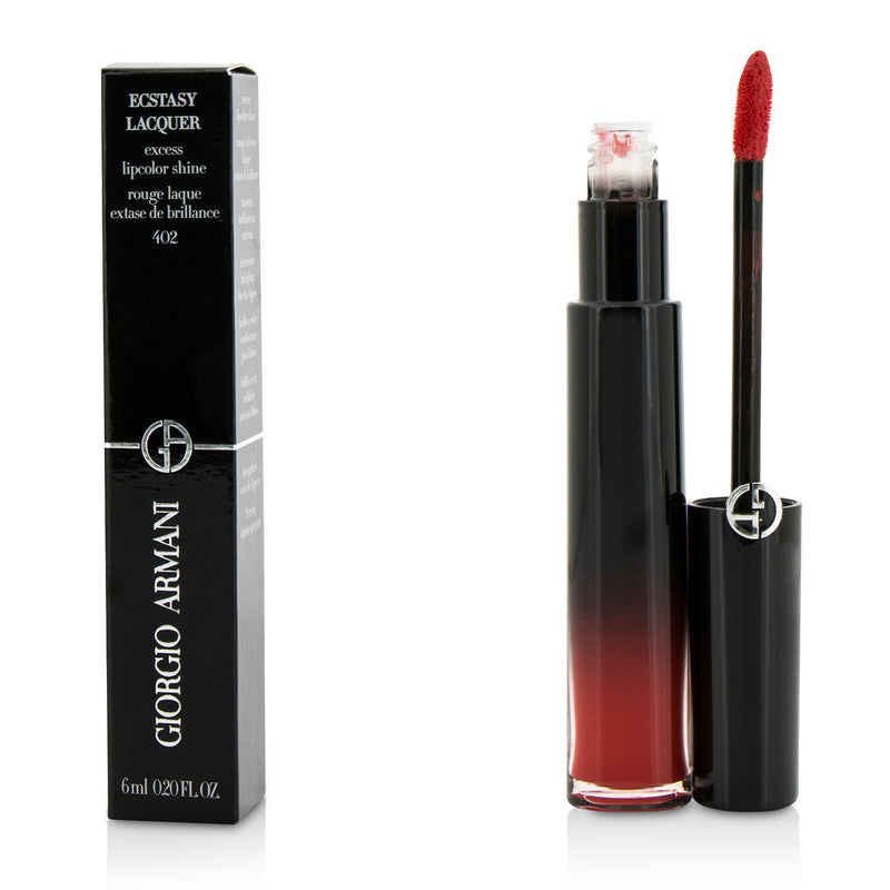 Giorgio Armani Ecstasy Lacquer Excess Lipcolor Shine - #402 Red To Go 