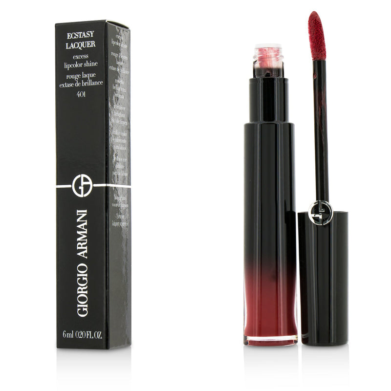 Giorgio Armani Ecstasy Lacquer Excess Lipcolor Shine - #401 Red Chrome 