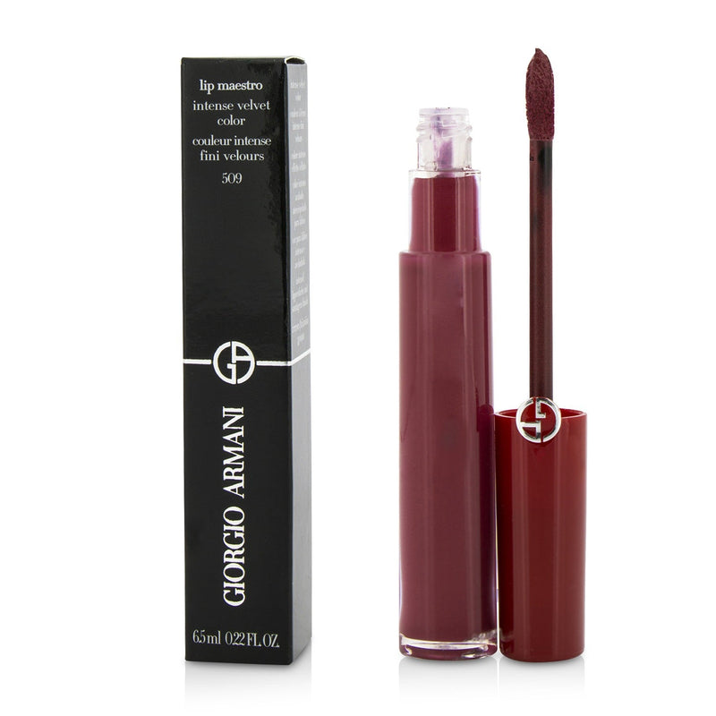 Giorgio Armani Lip Maestro Intense Velvet Color (Liquid Lipstick) - # 509 (Ruby Nude) 