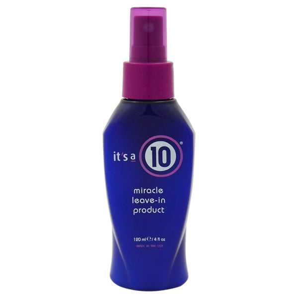 Its A 10 Miracle Leave-In Product by Its A 10 for Unisex - 4 oz Leave-In