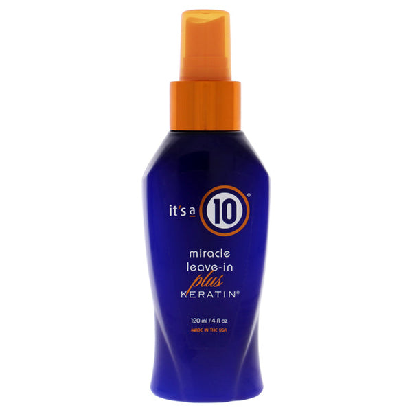 Its A 10 Miracle Leave In Plus Keratin by Its A 10 for Unisex - 4 oz Spray