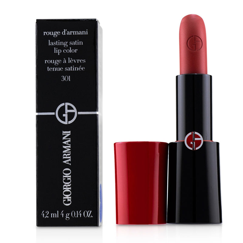 Giorgio Armani Rouge d'Armani Lasting Satin Lip Color - # 301 Amber 