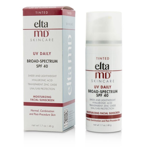 EltaMD UV Daily Moisturizing Facial Sunscreen SPF 40 - For Normal, Combination & Post-Procedure Skin - Tinted 48g/1.7oz