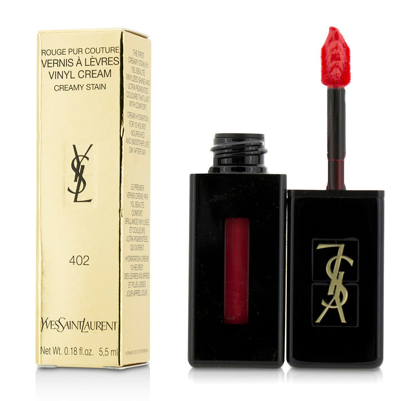 Yves Saint Laurent Rouge Pur Couture Vernis A Levres Vinyl Cream Creamy Stain - # 402 Rouge Remix  5.5ml/0.18oz